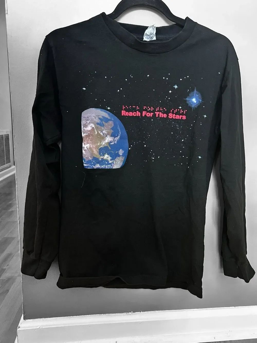 Reach For The Stars Celestial Long Sleeve T Shirt Size Small P